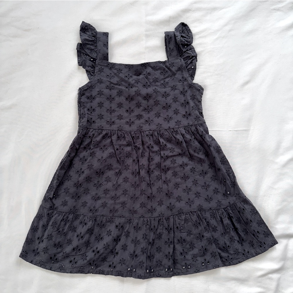 100% cotton Embroidery Eyelet Dress.